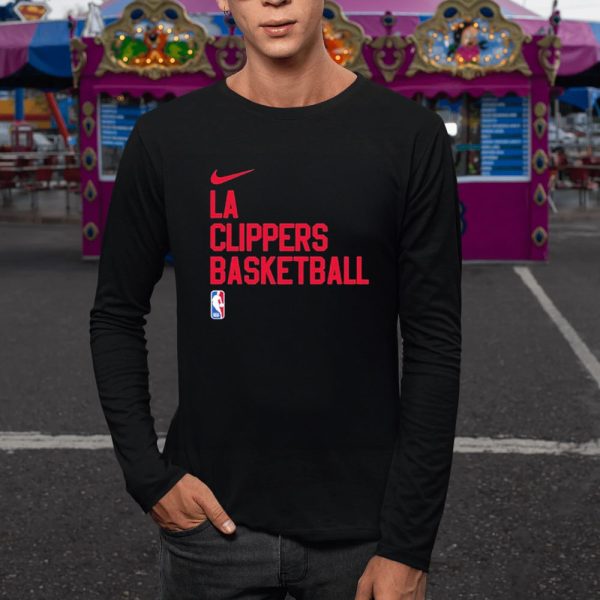 La Clippers Basketball NBA Logo T-Shirt