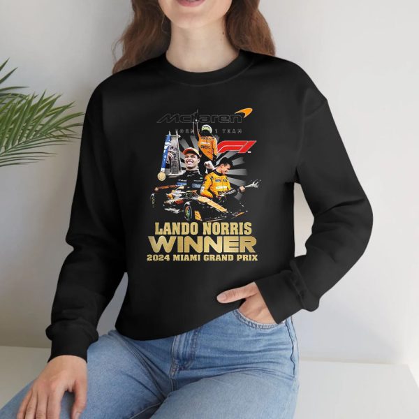 Lando Norris Winner 2024 Miami Grand Prix T-Shirt