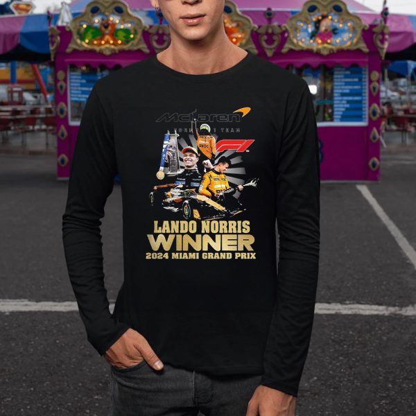 Lando Norris Winner 2024 Miami Grand Prix T-Shirt