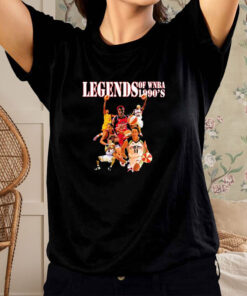 Legends Of Wnba 1990's Women's Player Images T Shirt 1