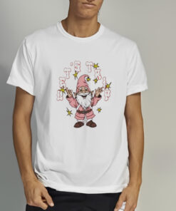 Let's Trip Gnome Pink T Shirt 1