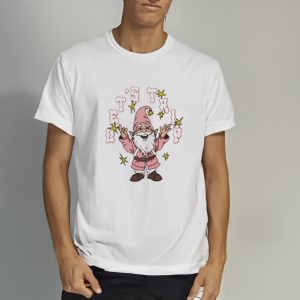 Let's Trip Gnome Pink T Shirt 1