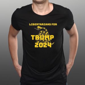 Libertarians For Trump 2024 Snake T Shirt 1