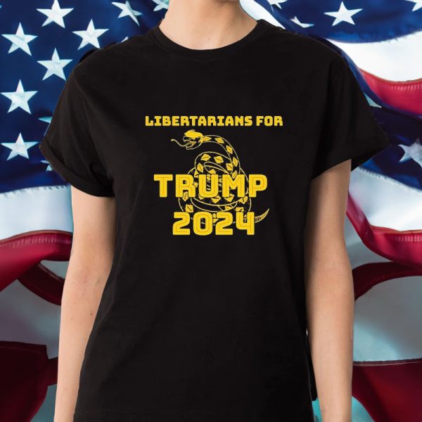 Libertarians For Trump 2024 Snake T-Shirt