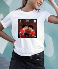 Liverpool V Brighton 31 March 2024 Kick off 2pm Anfield Darwin Nunez And Luis Diaz Celebration T shirt 1