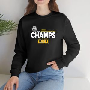 Lsu Tigers 2024 Sec Women's Outdoor Track Field Champions T Shirt 1