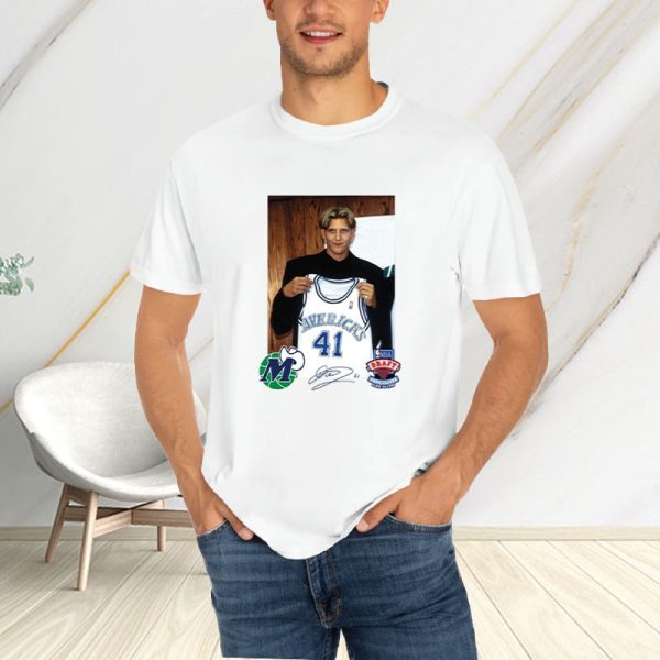 Luka Doncic Dirk Nowitzki Mavericks 41 T-Shirt