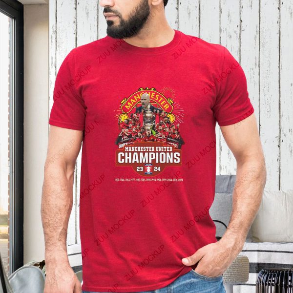 Manchester United Fa Cup Champions 23-24 T-Shirt