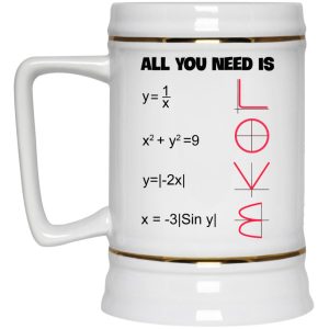 Math All You Need Is Love Mugs 3