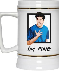 Matt LeBlanc Friends Ross Geller I'm Fine Mug 4
