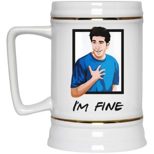 Matt LeBlanc Friends Ross Geller I'm Fine Mug 4