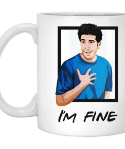 Matt LeBlanc Friends Ross Geller I'm Fine Mug 5