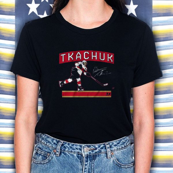 Matthew Tkachuk Slap Shot Star T-Shirt