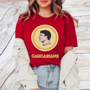 Mens Premium Caucasians T Shirt 1