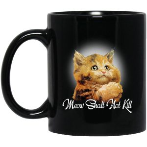 Meow Shalt Not Kill Mugs 1