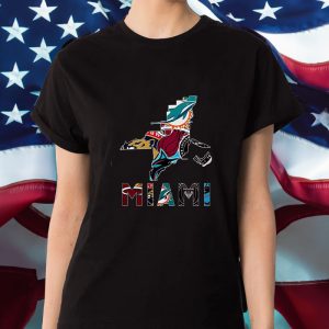 Miami Map Sports Teams Logo T Shirt 2