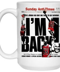 Michael Jordan I'm Back Mugs 1 Michael Jordan Im Back Mugs 2