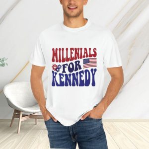 Millennials For Kennedy America Flag T-Shirt