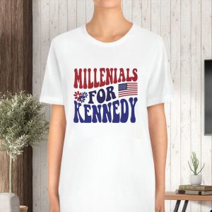 Millennials For Kennedy America Flag T-Shirt