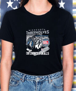 Minnesota Timberwolves New Era 2024 Western Conference Finals T Shirt 1