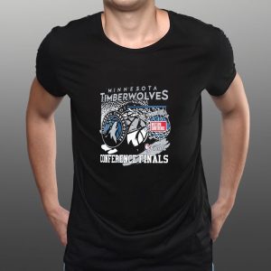 Minnesota Timberwolves New Era 2024 Western Conference Finals T Shirt 2