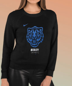 Motor City Detroit Tiger Logo T Shirt 1