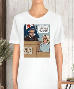 Ms Tingle You Are Charged With The Crime Of Stating That Water Is Wet What Say You T Shirt 2