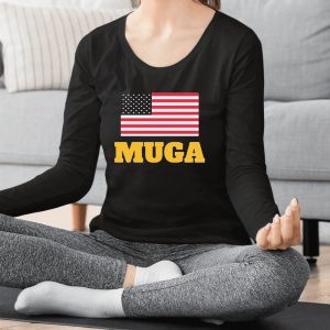 Muga America Flag Logo T Shirt 1