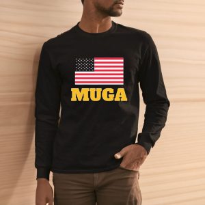 Muga America Flag Logo T Shirt 2