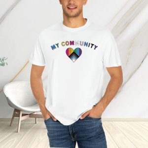 My Community Heart Love 2024 T Shirt 1