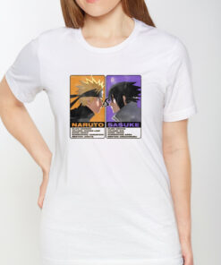 Naruto Shippuden Naruto Vs Sasuke T Shirt 1