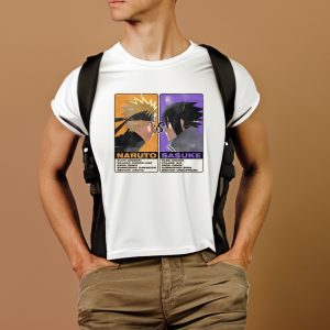 Naruto Shippuden Naruto Vs Sasuke T- Shirt