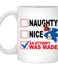 Naughty Nice An Attempt Was Made Mugs 1