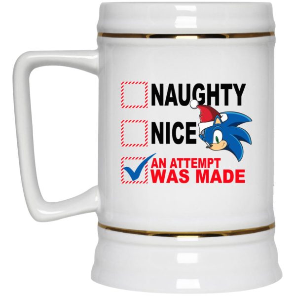 Naughty – Nice – An Attempt Was Made Mugs