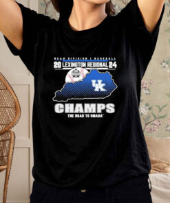 Ncaa Division I Baseball 20 Lexington Regional 24 Champs The Road To Omana T Shirt 1