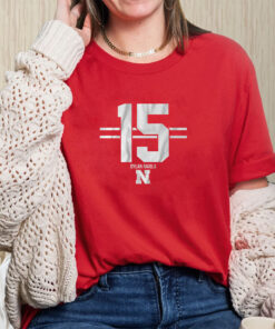 Nebraska Football Dylan Raiola Name Number T Shirt 1