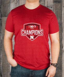 Nebraska Huskers 2024 Big 10 Baseball Conference Tournament Champions Locker Room T Shirt 1