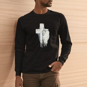 Nessa Barrett Who Is She Crucifix Distressed T-Shirt