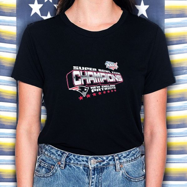 New England Patriots Hometown Old-fashioned Super Bowl Xxxvi Champions T-Shirt