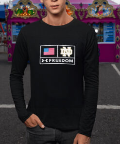 Notre Dame Fighting Irish Under Armour Freedom Performance T Shirt 2