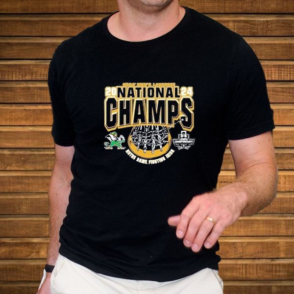 Notre Dame Fighting Irish Women’s 2024 Ncaa Men’s Lacrosse National Champions T-Shirt