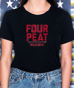 OKLAHOMA SOFTBALL FOUR PEAT T SHIRT 2