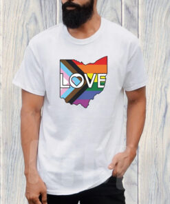 Ohio Love Progress Pride T Shirt 1
