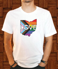 Ohio Love Progress Pride T Shirt 2