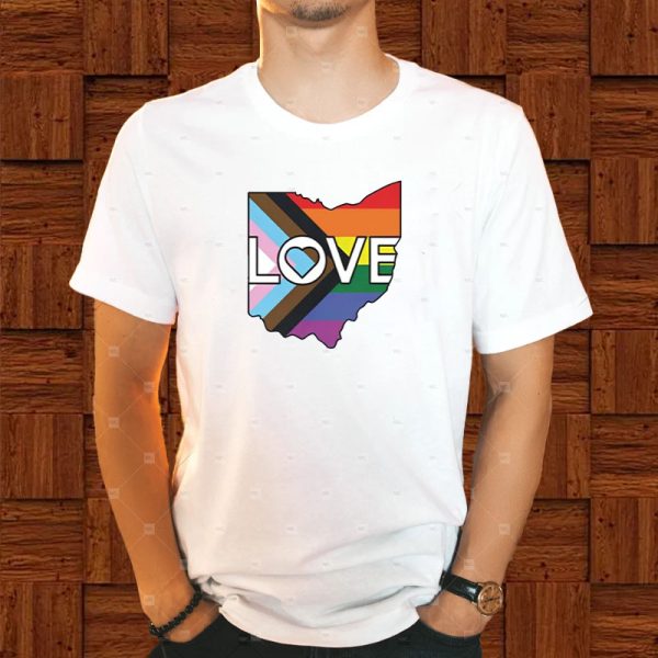 Ohio Love Progress Pride T-Shirt