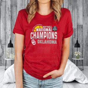 Oklahoma Sooners Champion 2024 Ncaa Softball Womens College World Series Champions T Shirt 2