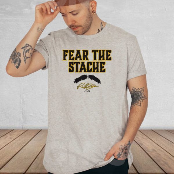 PAUL SKENES FEAR THE STACHE T-SHIRT