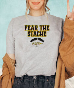 PAUL SKENES FEAR THE STACHE T SHIRT 2