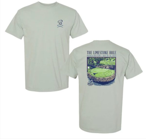 PGA CHAMPIONSHIP X BARSTOOL GOLF THE LIMESTONE HOLE T-SHIRT