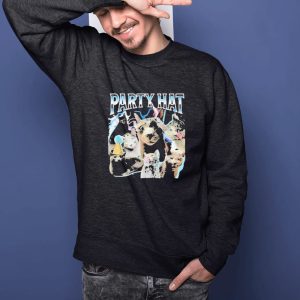 Party Hat Cat T Shirt 2